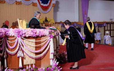 คณะโบราณคดีขอแสดงความยินดีกับ “รองศาสตราจารย์มยุรี วีระประเสริฐ” เนื่องในโอกาสเข้ารับพระราชทานปริญญาดุษฎีบัณฑิตกิตติมศักดิ์ สาขาวิชาโบราณคดี ในพิธีพระราชทานปริญญาบัตร มหาวิทยาลัยศิลปากร ปีการศึกษา 2566