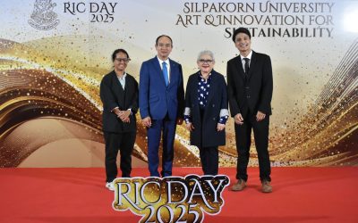 คณะโบราณคดีขอแสดงความยินดีกับ ศาสตราจารย์ ดร. รัศมี ชูทรงเดช อาจารย์ ดร. ประสิทธิ์ เอื้อตระกูลวิทย์  ภาควิชาโบราณคดี และ อาจารย์ ดร. ณภัทร จิตไพศาลวัฒนา สาขาวิชาภาษาอังกฤษ ภาควิชาภาษาตะวันตก ที่เข้ารับรางวัลในงาน “Research, Innovation and Creativity Day 2025 (RIC DAY)” งานเชิดชูเกียรติด้านการวิจัย นวัตกรรม และการสร้างสรรค์ ประจำปี 2568