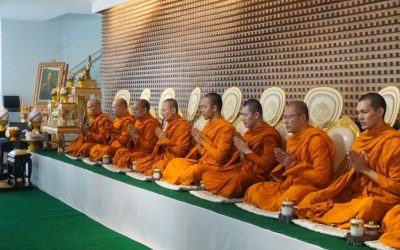 ภาพบรรยากาศคณะโบราณคดี มหาวิทยาลัยศิลปากร จัดพิธีบำเพ็ญกุศลอุทิศ ถวายแด่สมเด็จพระเจ้าบรมวงศ์เธอ กรมพระยาดำรงราชานุภาพ